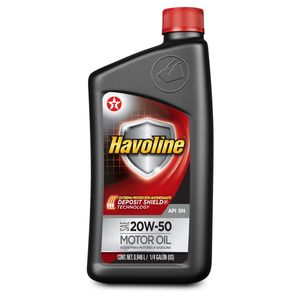 Havoline - Aceite 20w50 Premium Sae 1/4 gal