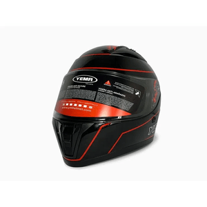 Yema - Casco Integral YM-832 XL | Rojo/Negro