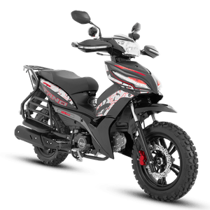 Moto Scooter Daytona Dy125 Tanq Negro/Rojo 2025