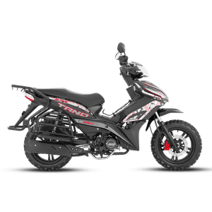 Moto Scooter Daytona Dy125 Tanq Negro/Rojo 2025